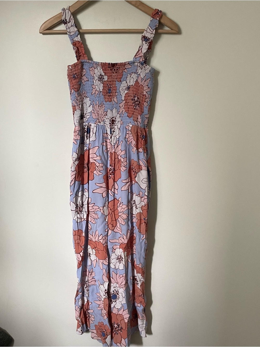 Aritzia Wilfred Chianti Jumpsuit Floral Printed Wide Leg Cropped Size Small - Picture 3 of 9